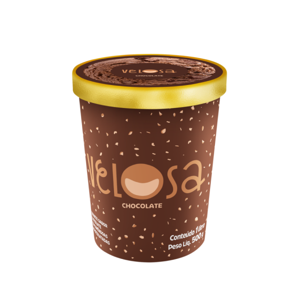 Sorvete de Chocolate com Amêndoas - 1L